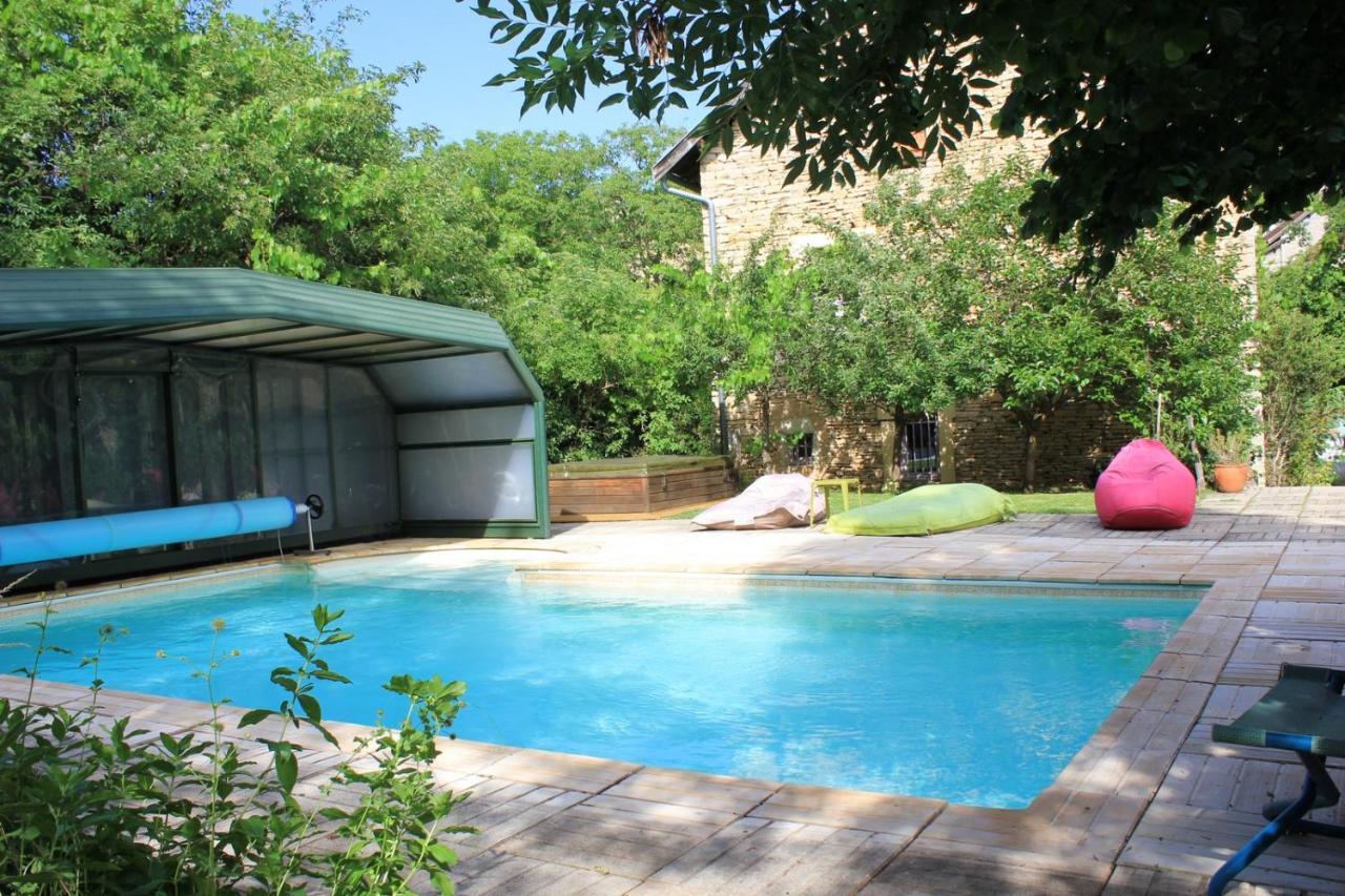 La Bicyclette Fleurie Bed and Breakfast Villemoirieu Exterior foto